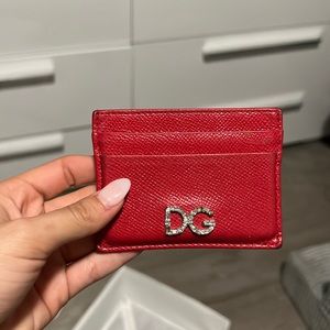 Dolce & gabbana red card holder